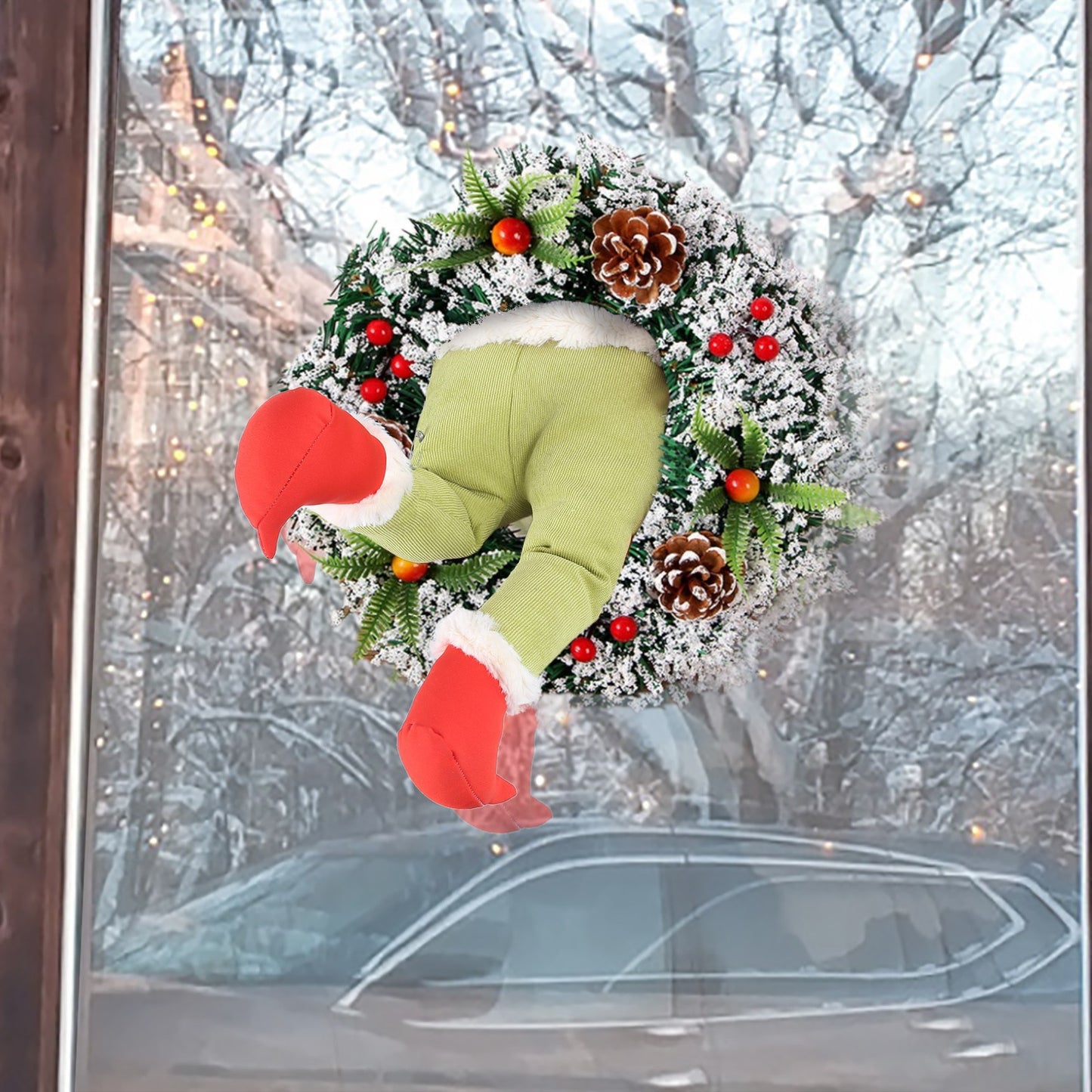 Świąteczny wieniec złodzieja Grinch