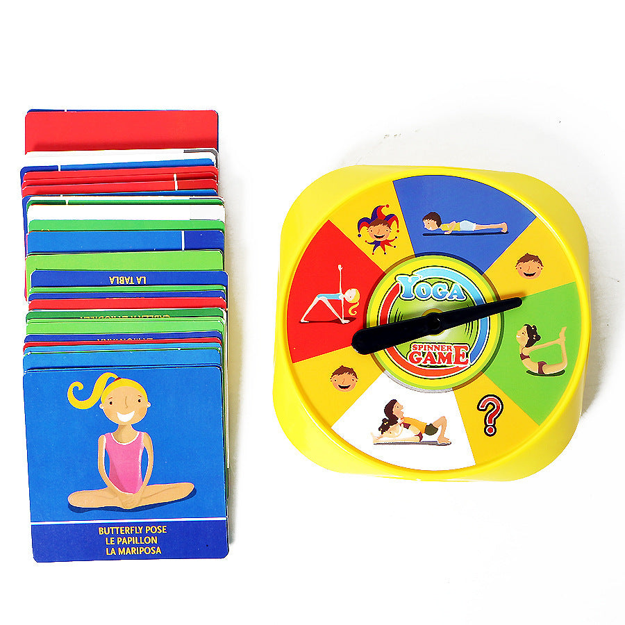 Parent-Child Interactive Yoga Spinner Game