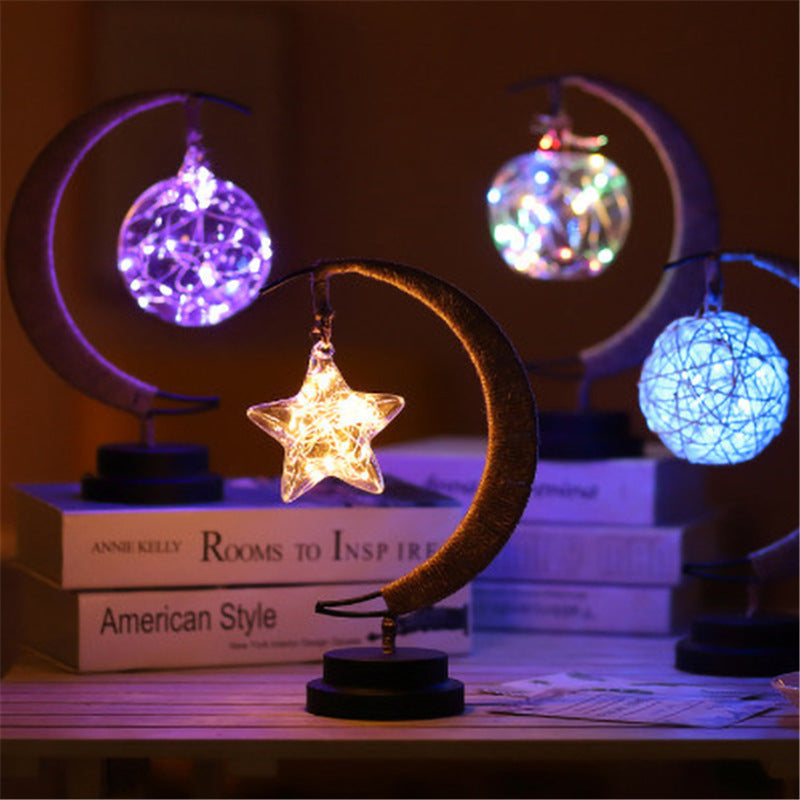 Bundle of Star, Apple Moon Shaped LED Night Lights