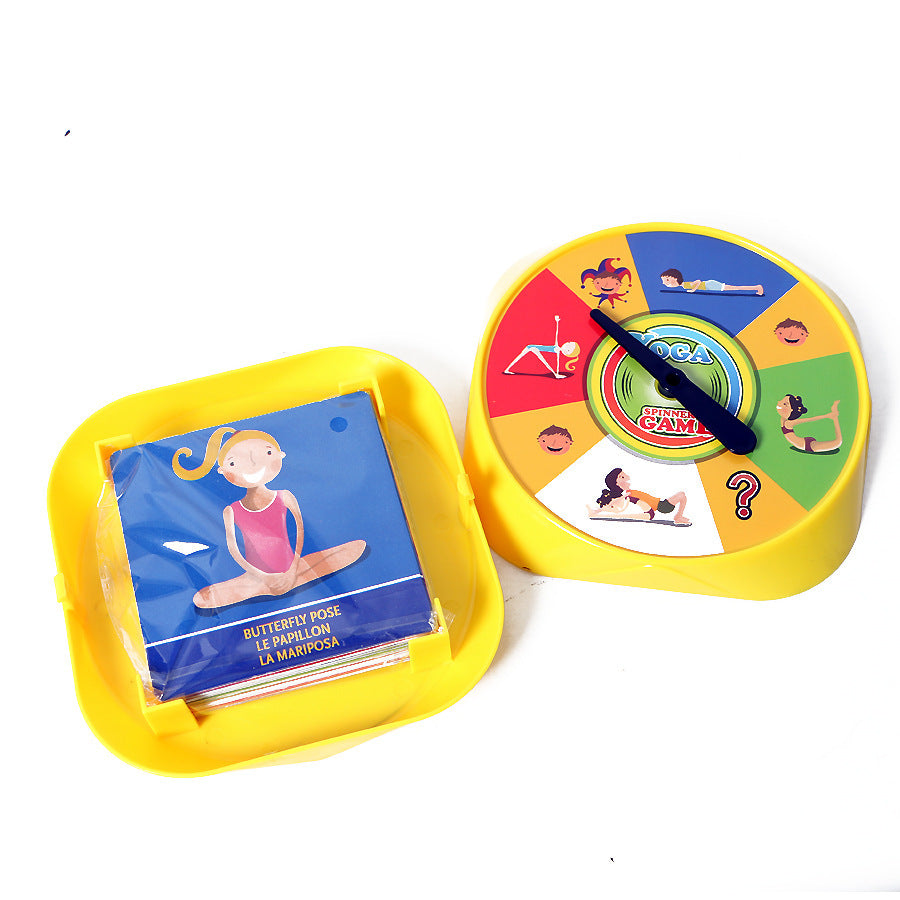 Parent-Child Interactive Yoga Spinner Game
