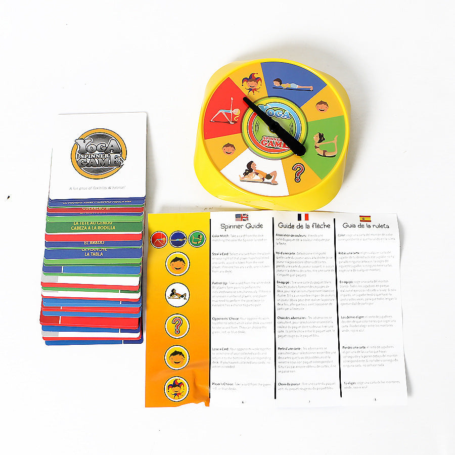 Parent-Child Interactive Yoga Spinner Game