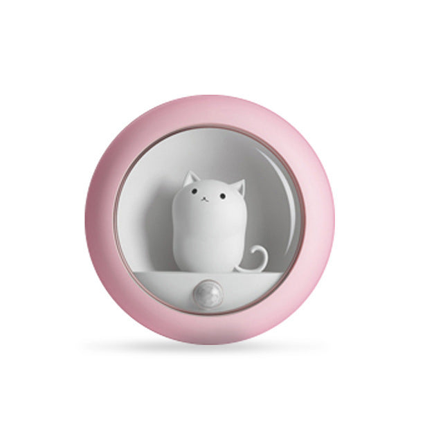 pink cat night lamp