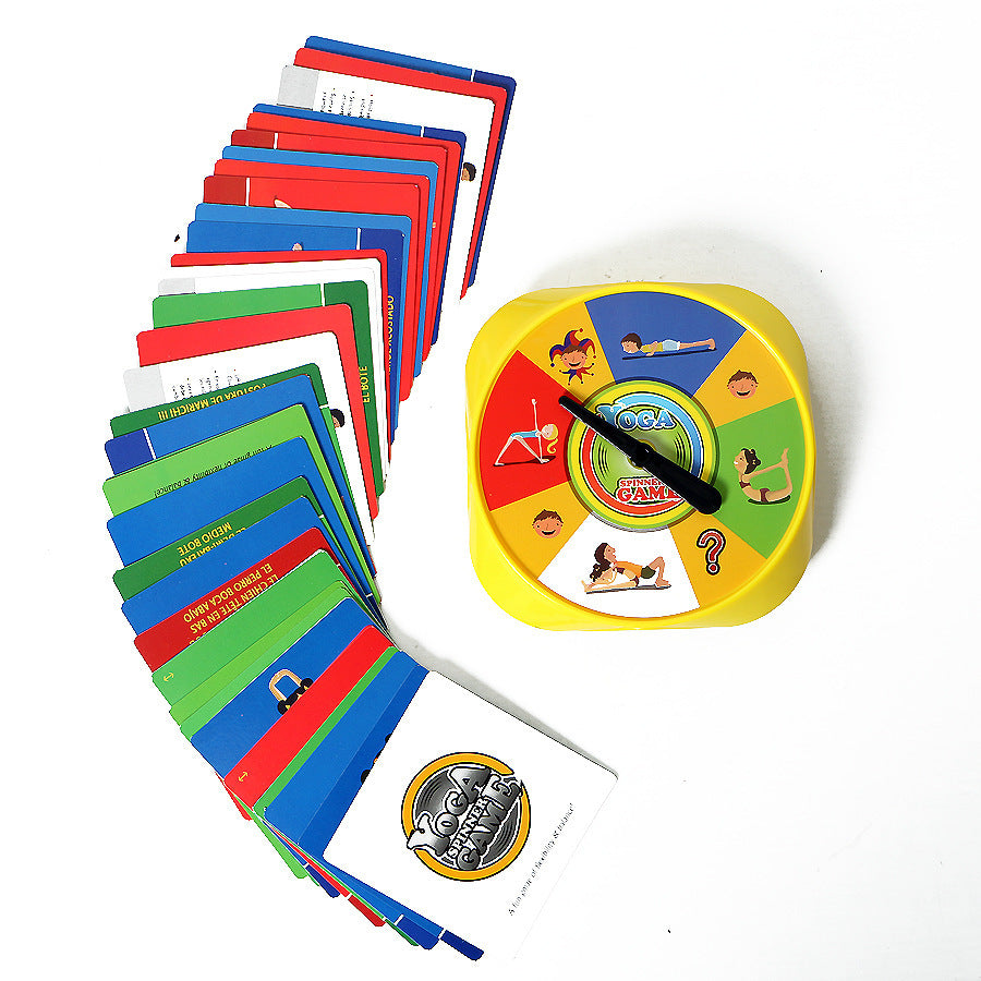 Parent-Child Interactive Yoga Spinner Game