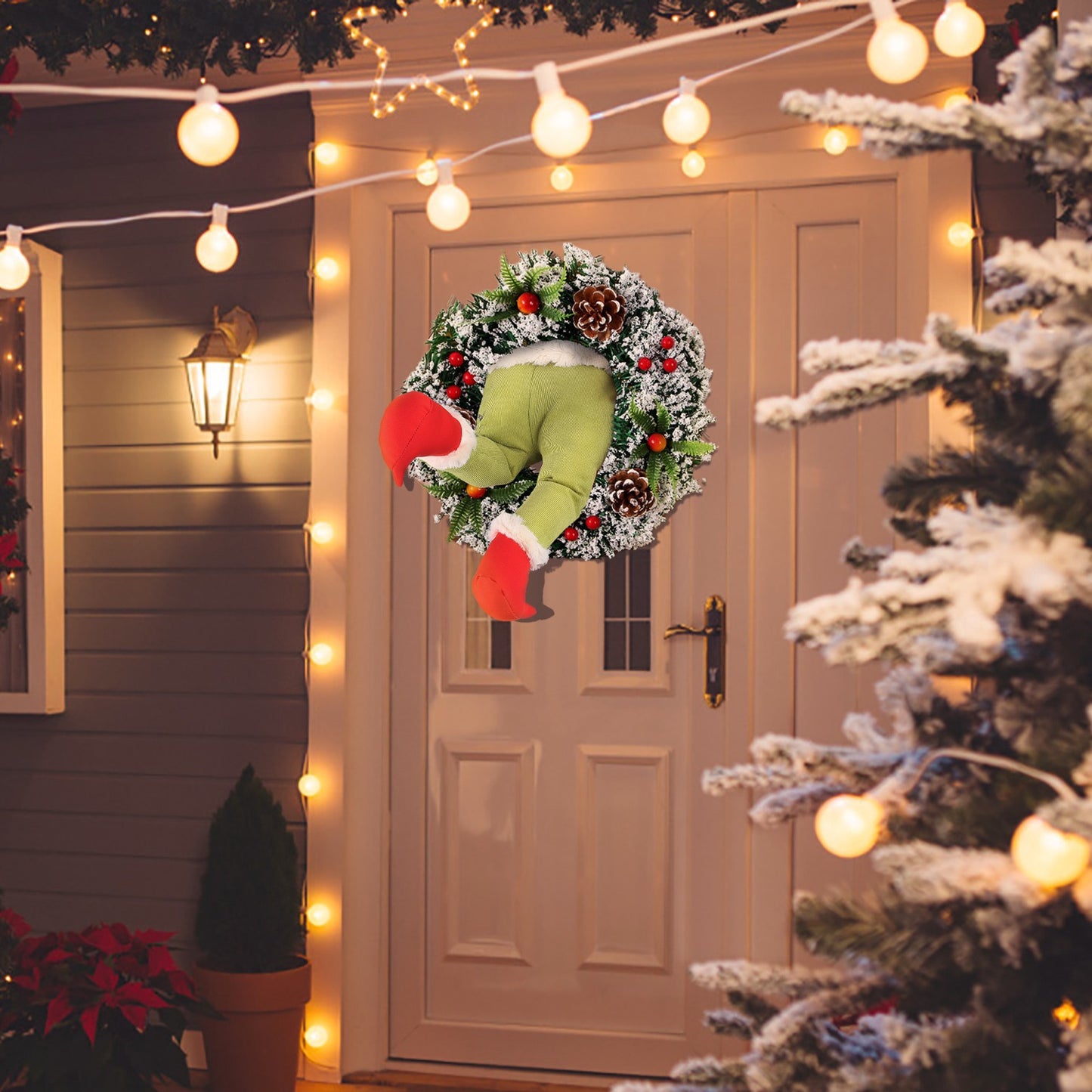 Świąteczny wieniec złodzieja Grinch