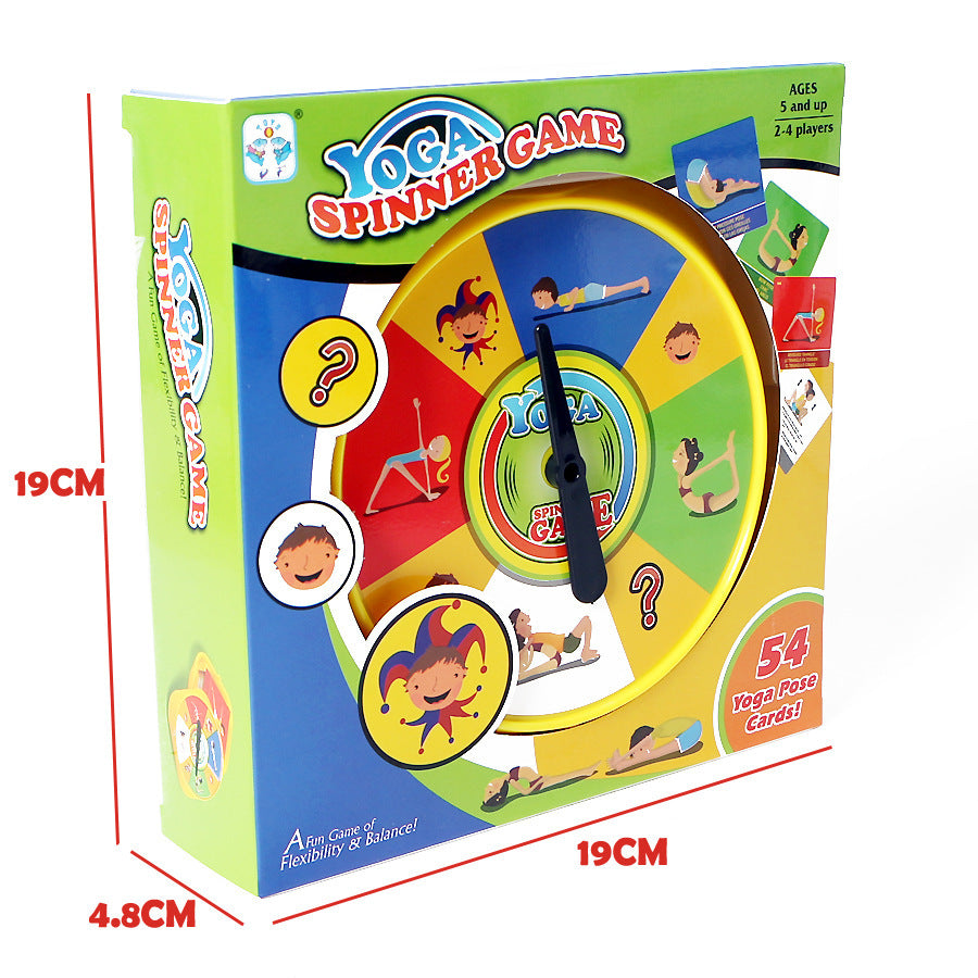 Parent-Child Interactive Yoga Spinner Game