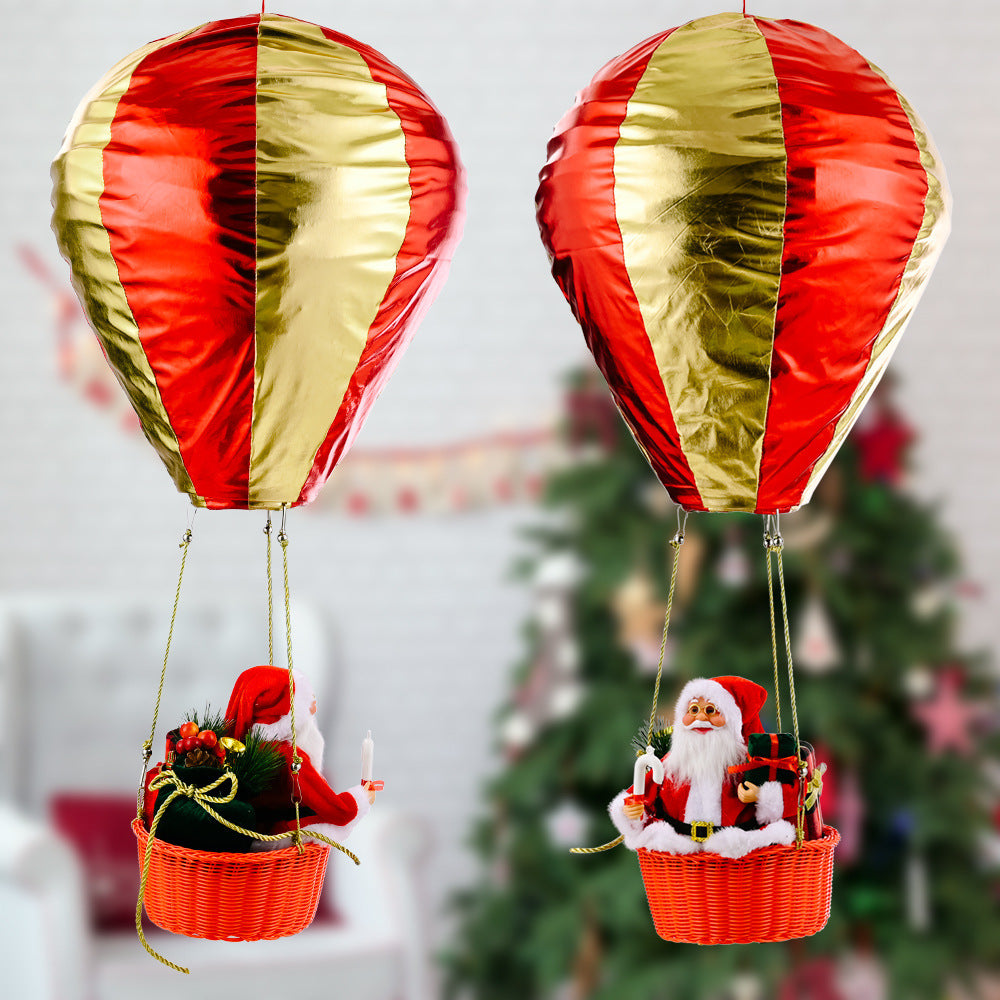 Świąteczne dekoracje z balonów na ogrzane powietrze