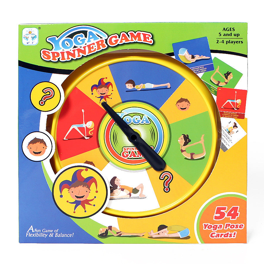 Parent-Child Interactive Yoga Spinner Game
