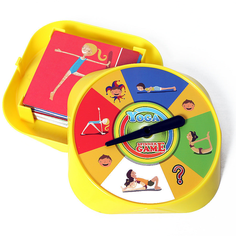 Parent-Child Interactive Yoga Spinner Game