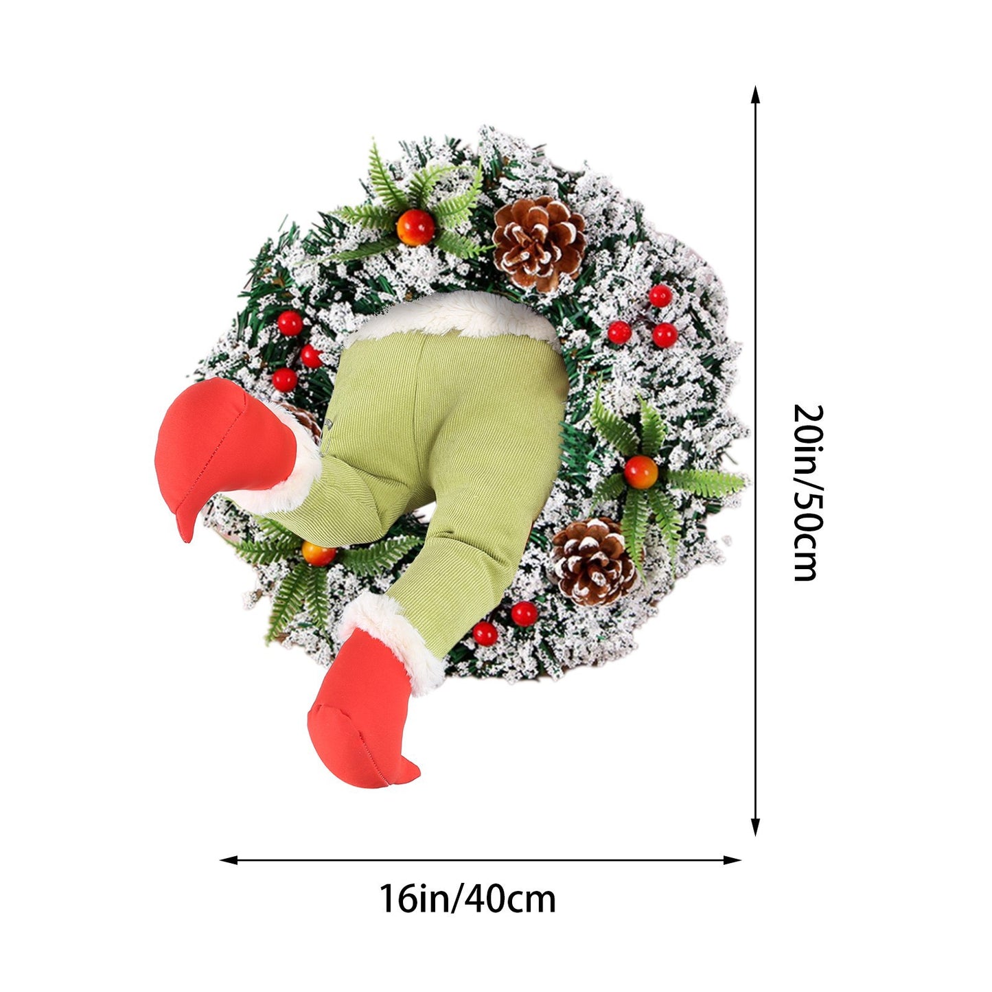 Świąteczny wieniec złodzieja Grinch