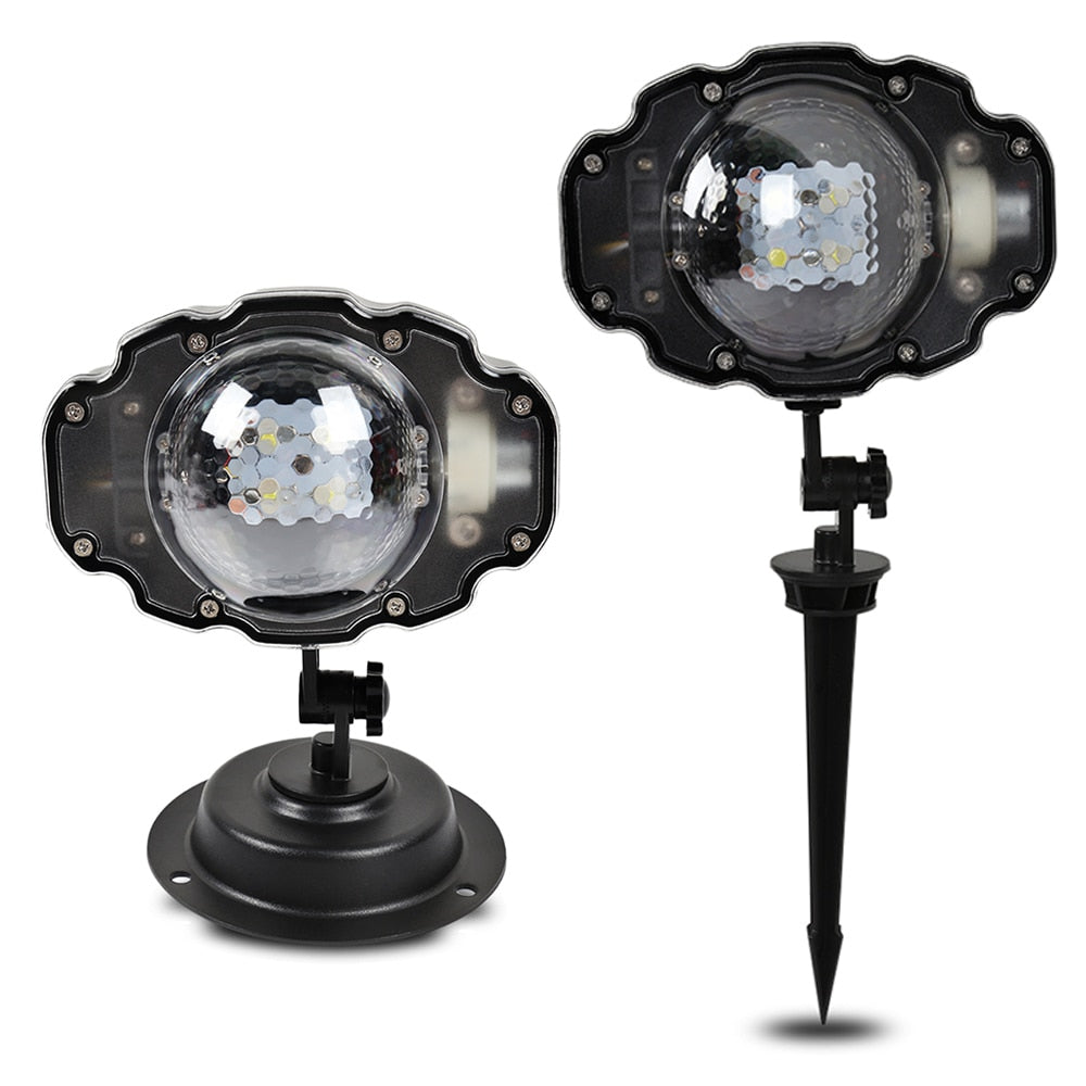 Projektor oświetlenia świątecznego LED Lampa projekcyjna ze śniegiem