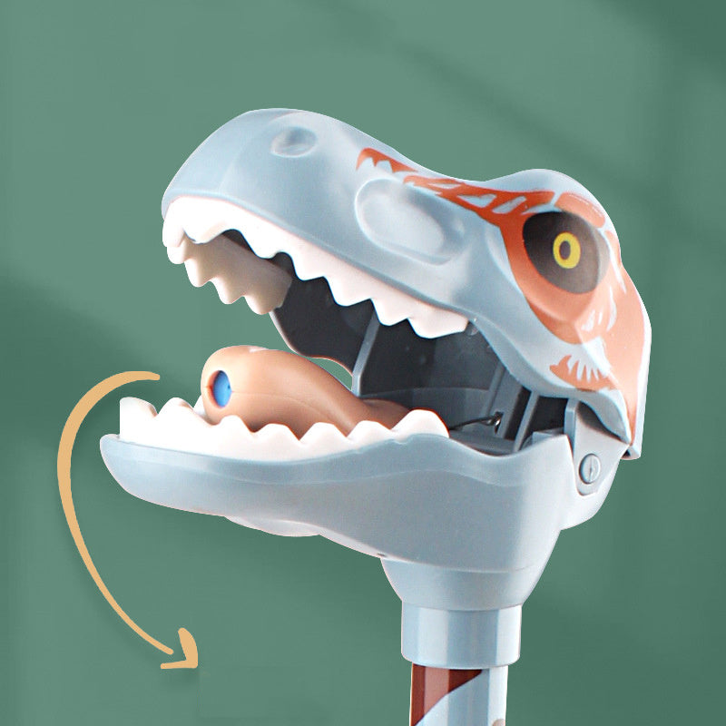 Blue Dinosaur Water Gun Head Close Up