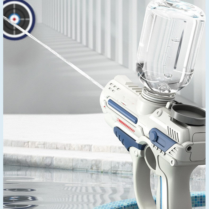 Blue High-Tech Automatic Water Gun Spitting Water
