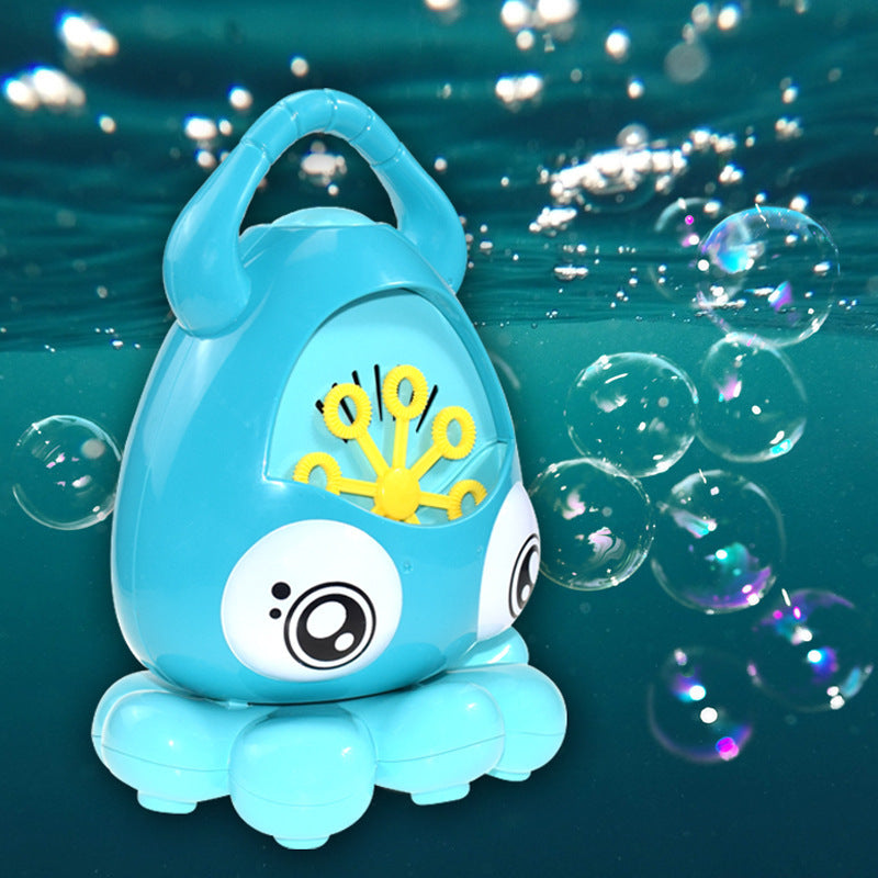 Blue Octopus Bubble Machine in Water