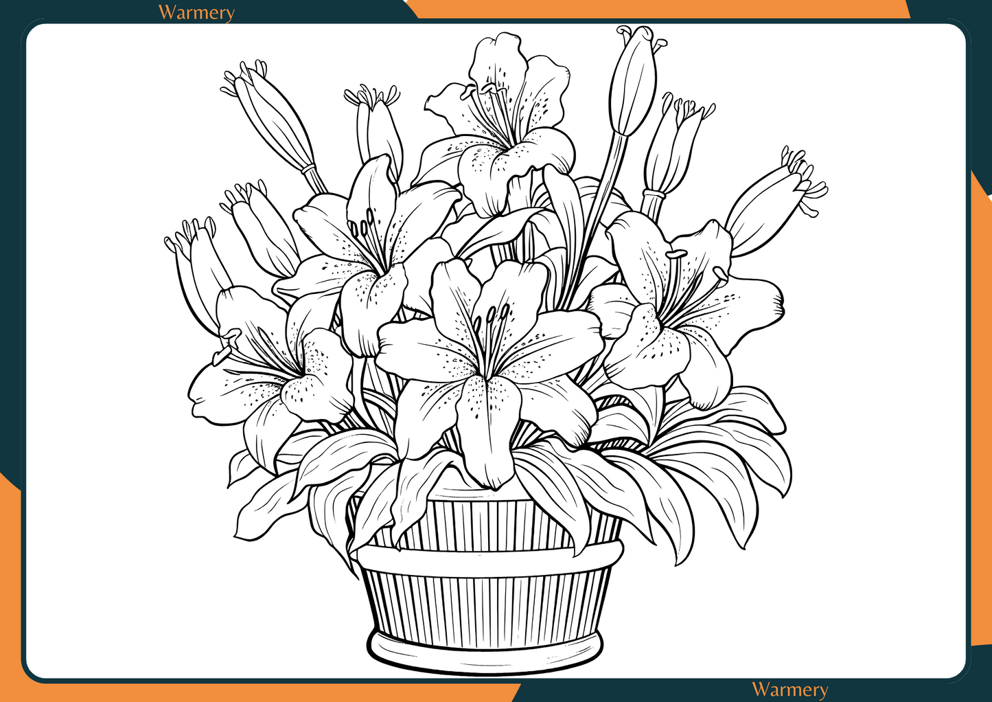 Flowers Colouring Sheets