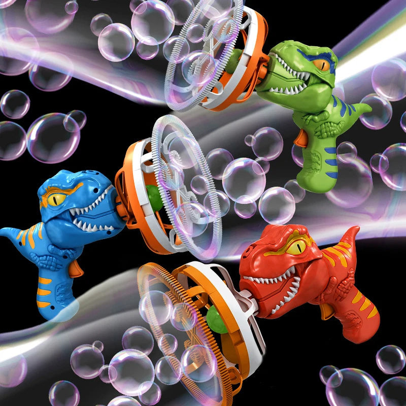Green, Blue and Orange Fan Bubble Machine