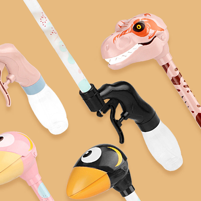Pink Dinosaur and Black Flamingo Water Guns
