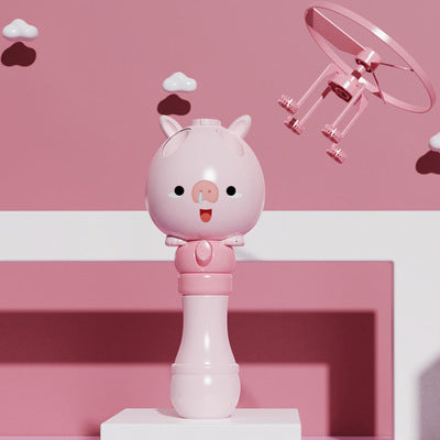Pink Piglet Bubble Machine for Kids