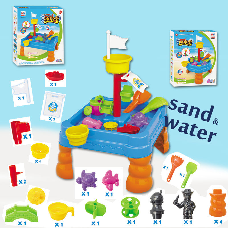 Pirate Ship Sand & Water Play Table Components