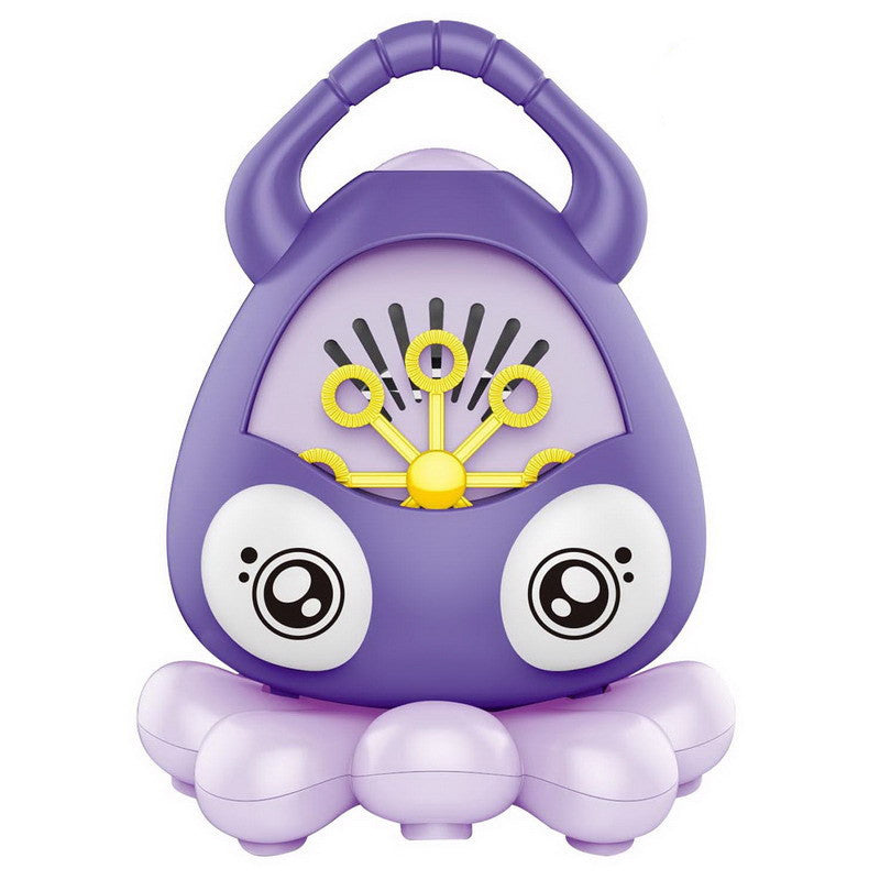 Purple Octopus Bubble Machine front