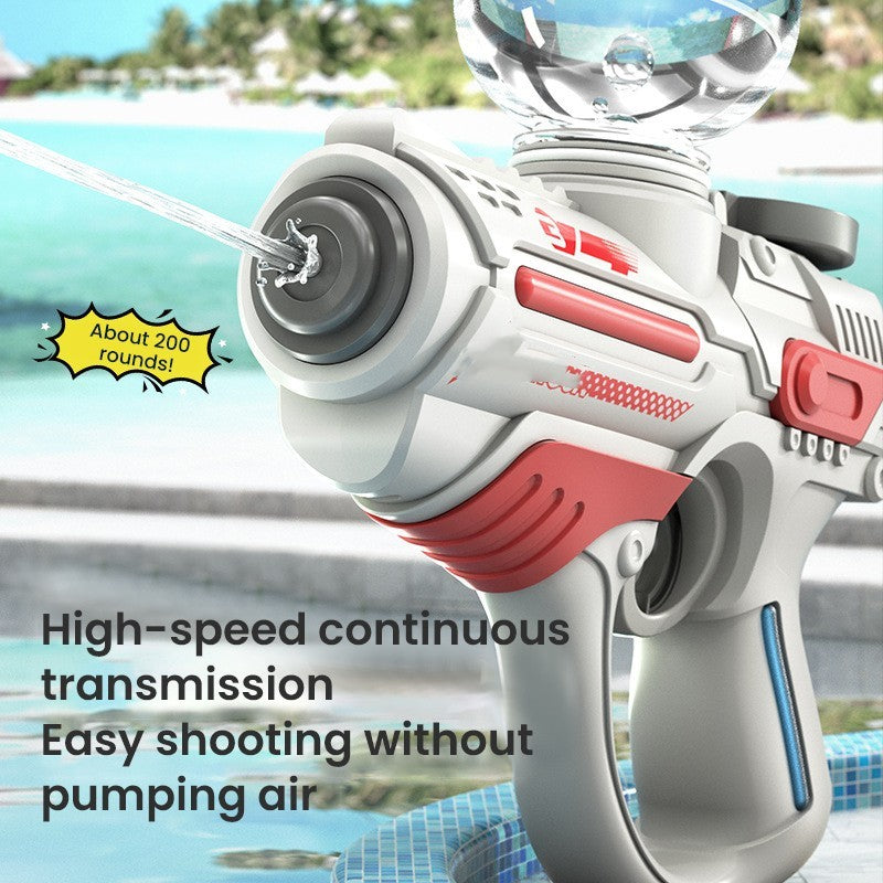 Red High-Tech Automatic Water Gun