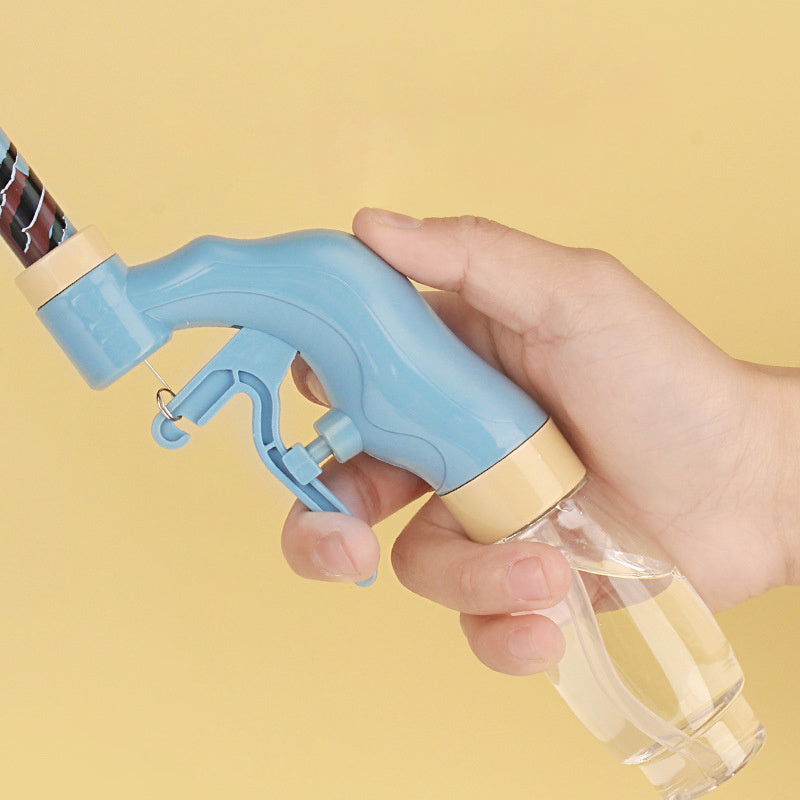 Water gun in a hand