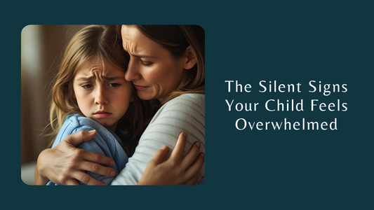 Parent comforting a child who appears overwhelmed or upset.