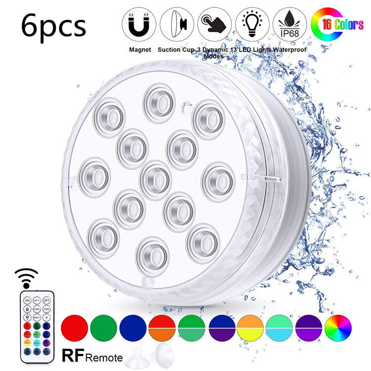 Led Submersible Light Waterproof Underwater Bath Lamp