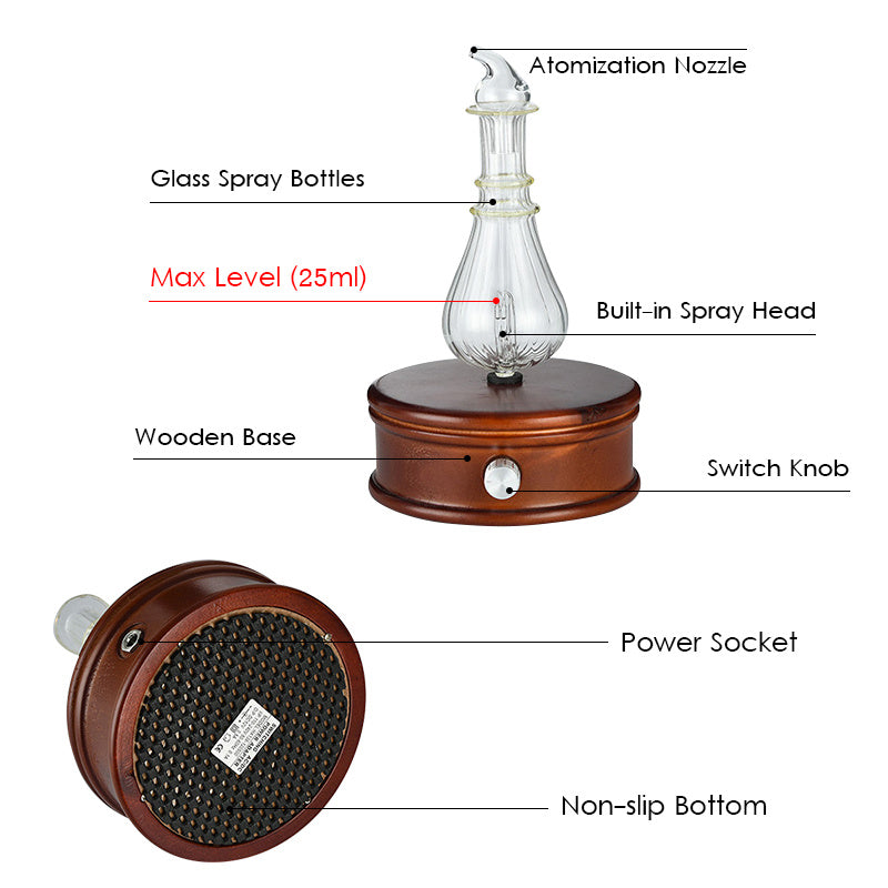 Solid Wood Aroma Diffuser