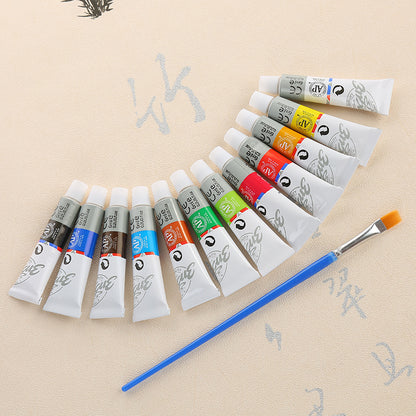 12 Colours Gouache Paint Set for Beginners