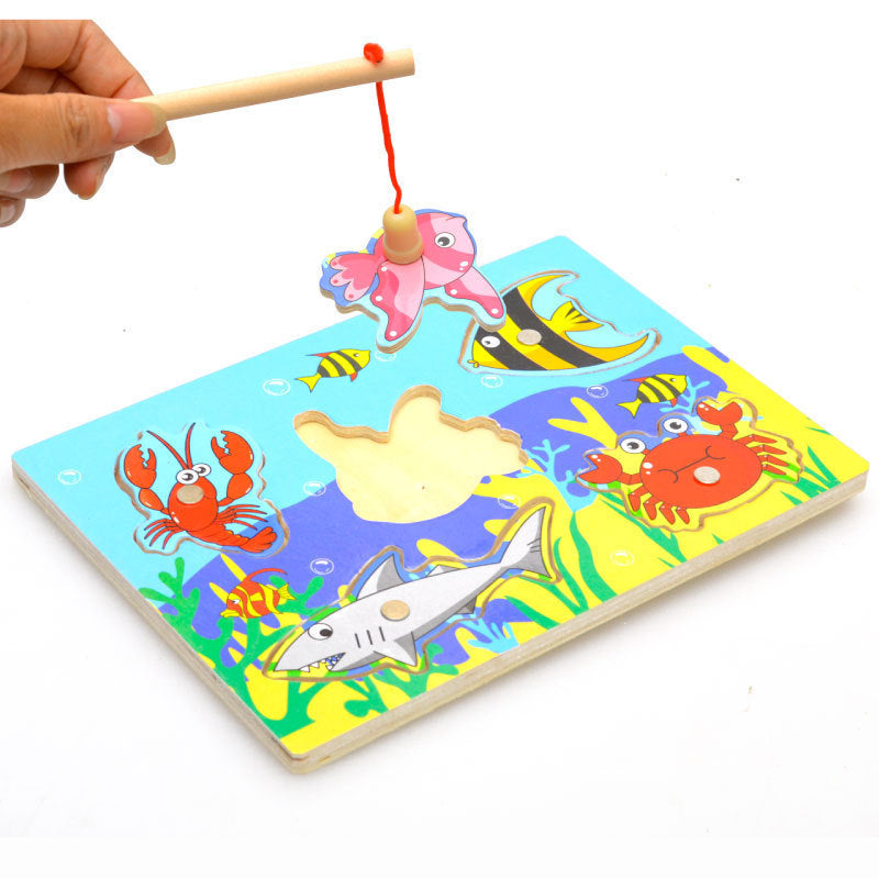 Jigsaw Fishing Board Puzzle Toy