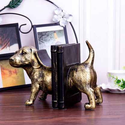 Dog Shaped Bookend Home Décor