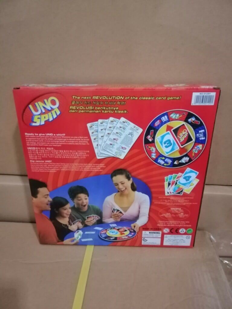 Uno Spin Board Game