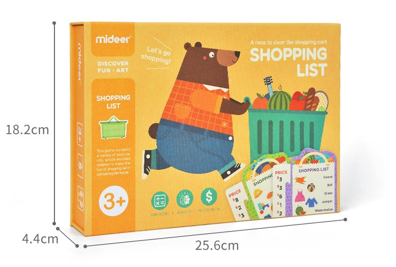 Shopping List Children's Board Game