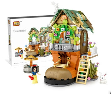 Children Christmas House Building Blocks Toy