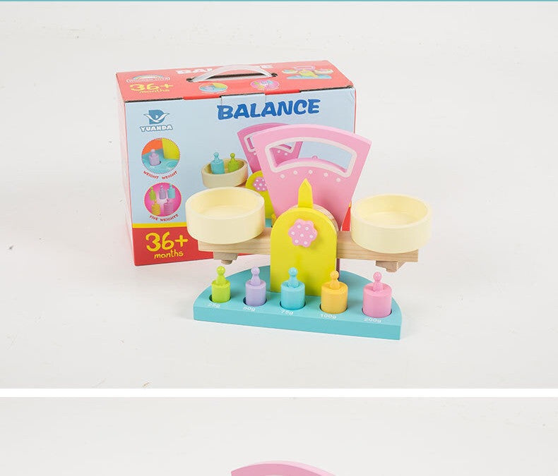 Children's Wooden Balance Scales Science Experiment