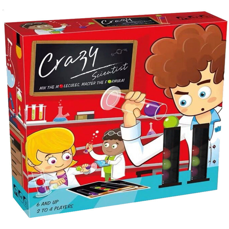 Mad Scientist Parent-Child Interactive Cognitive Board Game