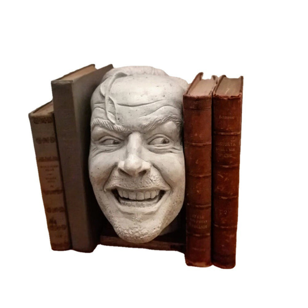 Bookends Shining Sculpture Bookshelf Ornaments