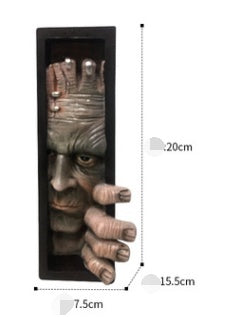 Horror Peeping On The Bookshelf Bookends Home Décor