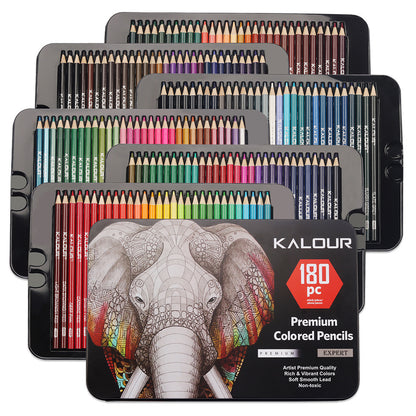 180 Colour Pencil Drawing Set