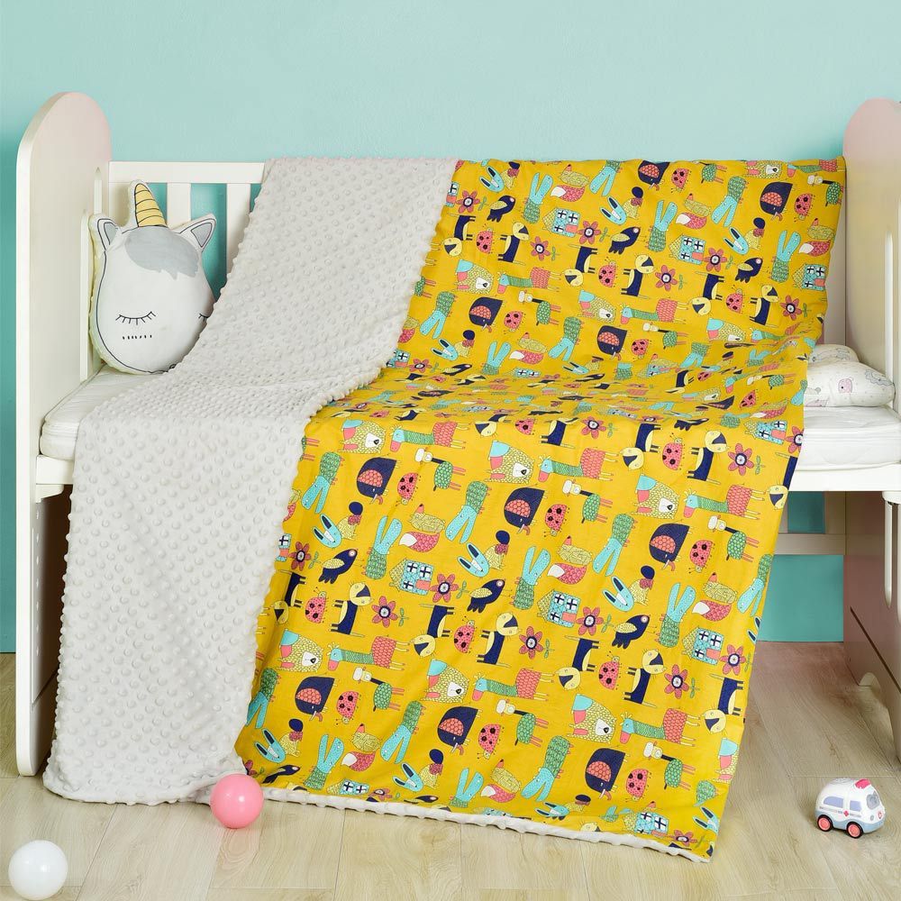 Cotton Cartoon Baby Comfort Blanket