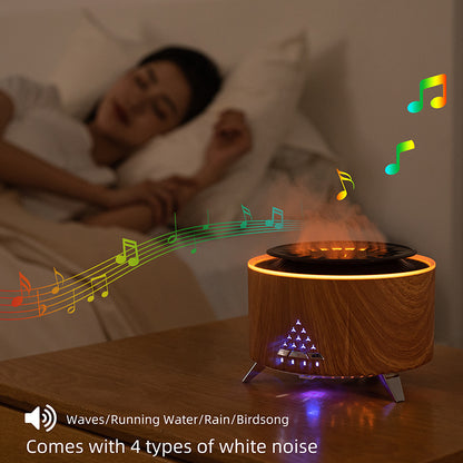 Remote Control Flame Humidifier Diffuser