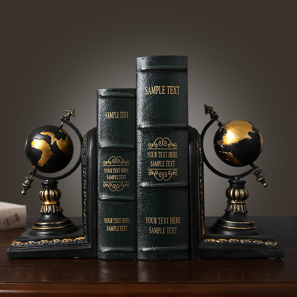 Rustic Retro Creative Bookends Home Décor