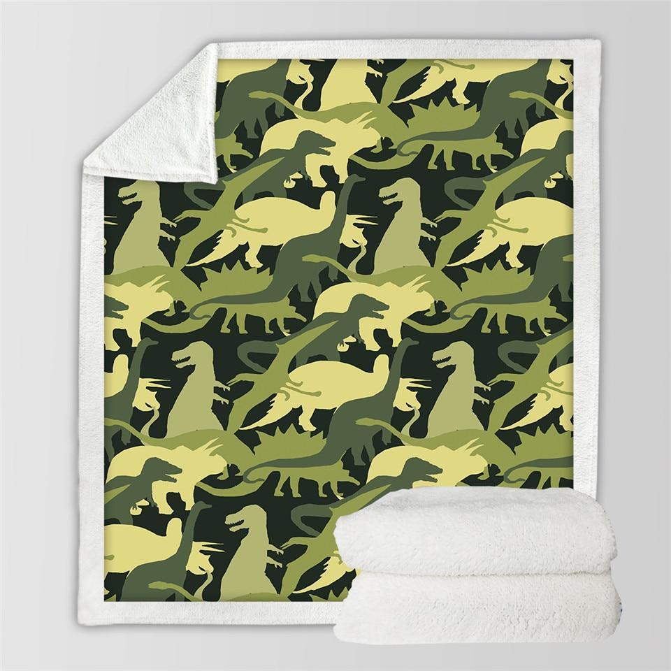 Kids Dinosaur Soft Blanket