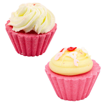 Cake Bubble Exfoliating Bath Bomb Set