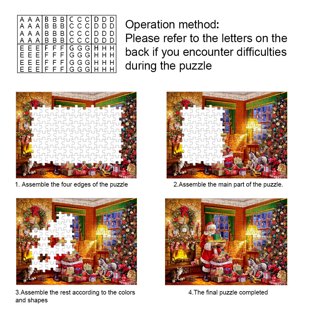 Children Cartoon Santa Puzzle