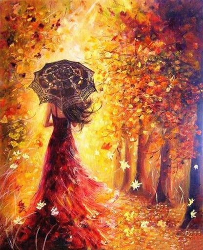 Dancer in the Autumn - Paint by Numbers Kit