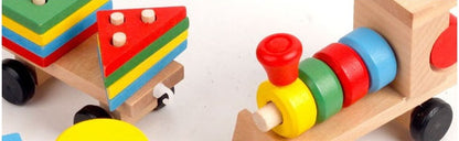 Wooden Children Education Train Toy