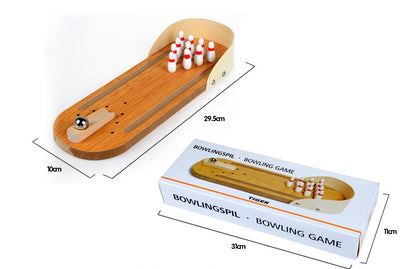 Children's educational Mini Bowling Wooden Toy