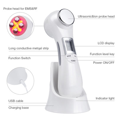 Ultrasonic Vibration Face-Lift Massager