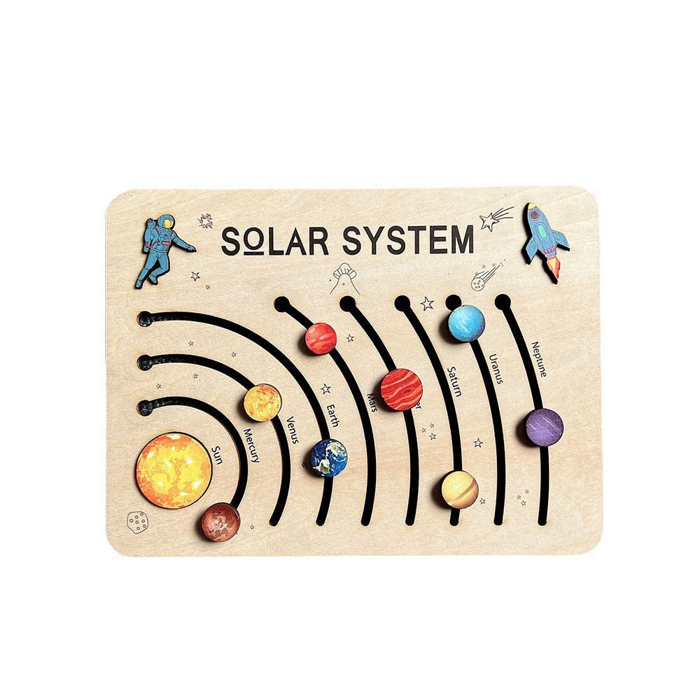 Solar System Wooden Educational Puzzle Toy